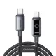 Joyroom S-A55 StarFlight 100W USB-C - USB-C 1,2m - fekete