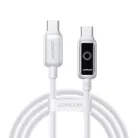 Joyroom S-A55 StarFlight 100W USB-C - USB-C 1,2m fehér kábel