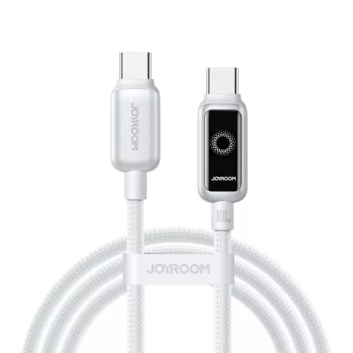 Joyroom S-A55 StarFlight 100W USB-C - USB-C 1,2m fehér kábel