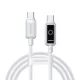 Joyroom S-A55 StarFlight 100W USB-C - USB-C 1,2m fehér kábel