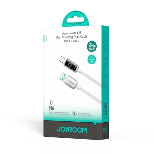 Joyroom S-A55 StarFlight 66W USB-A - USB-C 1,2m - fehér
