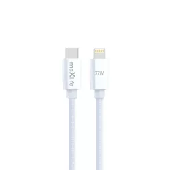 USB-C - Lightning Maxlife MXUC-12 kábel 2,0 m 27W fehér