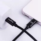 USB-C - Lightning 2,0 m 27W fekete kábel Maxlife MXUC-12