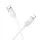 Lightning USB kábel Hoco 2,4A 1 m fehér