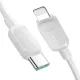 Joyroom S-CL020A14 Lightning - USB-C kábel 20W 480Mb/s 1.2m - fehér
