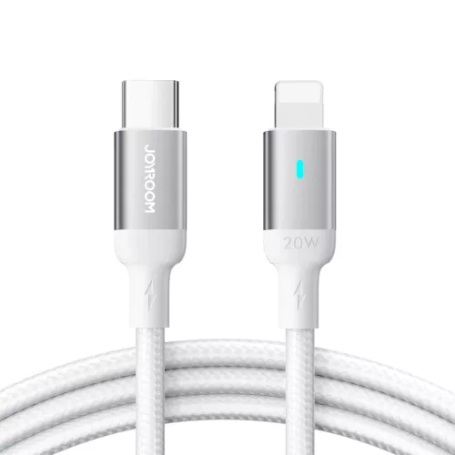Joyroom S-CL020A10 Lightning - USB-C PD kábel 20W 480Mb/s 1.2m - fehér