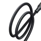 Joyroom Light-Speed ​​Series SA25-AC6 USB-A / USB-C Gyors Töltési Kábel 100W 1.2m - Fekete