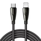 Joyroom Pioneer széria SA31-CL3 USB-C / Lightning 30W 1.2m kábel - fekete