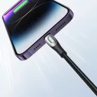 Joyroom Pioneer széria SA31-CL3 USB-C / Lightning 30W 1.2m kábel - fekete
