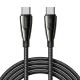 Joyroom Pioneer Series SA31-CC5 USB-C / USB-C kábel 240W 1.2m - fekete