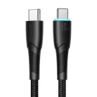 Joyroom Starry Series SA32-CC3 USB-C / USB-C 60W kábel 1m - fekete