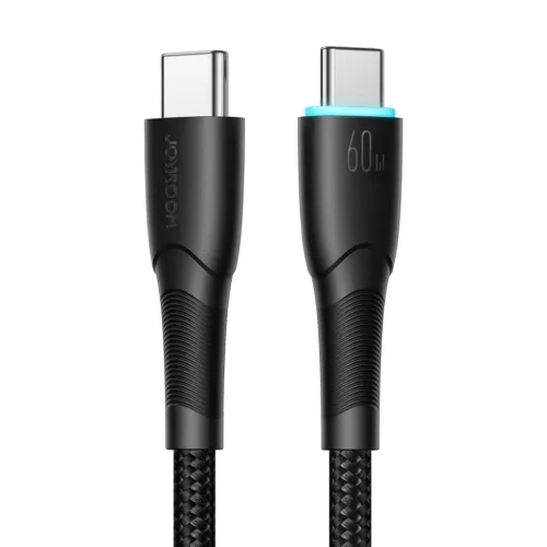 Joyroom Starry Series SA32-CC3 USB-C / USB-C 60W kábel 1m - fekete