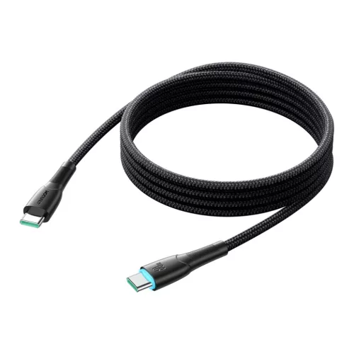 Joyroom Starry Series SA32-CC3 USB-C / USB-C 60W kábel 1m - fekete