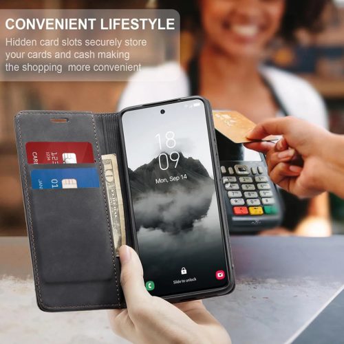 Honor X5c Plus Techsuit Confy Cover - Fekete tok