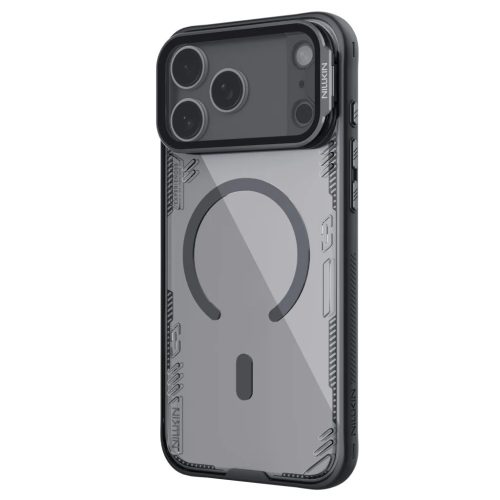 iPhone 17 Pro Max Sötét Éjszaka Fekete Nillkin Iceblade Prop Magnetic tok