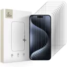 iPhone 15 Pro Max Tech-protect Bundle 10-pack üvegfólia Clear
