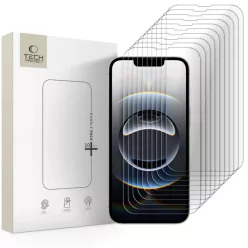   iPhone 16e/17e átlátszó üvegfólia Tech-protect 10-csomag
