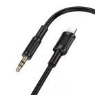 Borofone kábel AUX BL25 Nice - Lightning 3,5 mm jack - 1 méter fekete