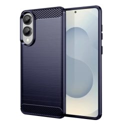   Techsuit - Carbon Szilikon - Samsung Galaxy S25 Edge - Kék tok