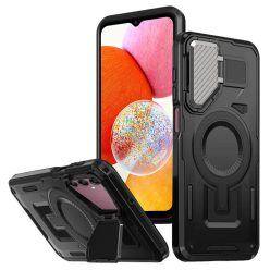   Techsuit - CamVault MagSafe - Samsung Galaxy A14 4G / A14 5G - Fekete tok