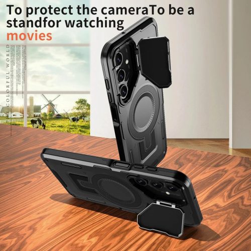 Techsuit - CamVault MagSafe - Samsung Galaxy A14 4G / A14 5G - Fekete tok