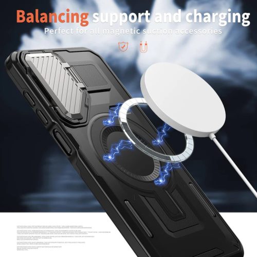 Techsuit - CamVault MagSafe - Samsung Galaxy A05s - Fekete tok