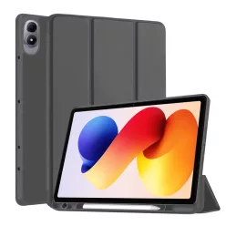   Xiaomi Redmi Pad 2 Pro Fekete Techsuit - Flex Trifold (Ceruzatartóval) tok