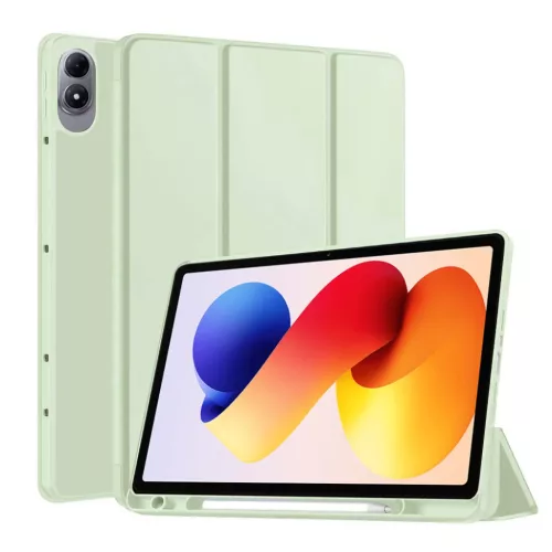 Xiaomi Redmi Pad 2 Pro Matcha Zöld Techsuit Flex Trifold (Pencil Holderrel) tok