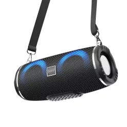   Bluetooth Hangszóró Hoco HC12, 10W, RGB, Vízálló, Fekete
