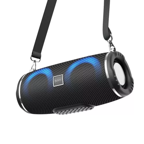 Bluetooth Hangszóró Hoco HC12, 10W, RGB, Vízálló, Fekete