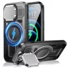 Techsuit - CamVault MagSafe - iPhone 12 Pro Max / iPhone 13 Pro Max - Fekete tok