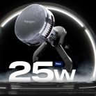 Spigen Essential EV25MFAQ Qi2.2 Peltier Mágneses Magsafe Autós Tartó Vezeték Nélküli Töltő Fekete