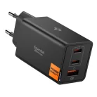 Spigen Essential EE673EU 3-portos hálózati töltő 67W Fekete