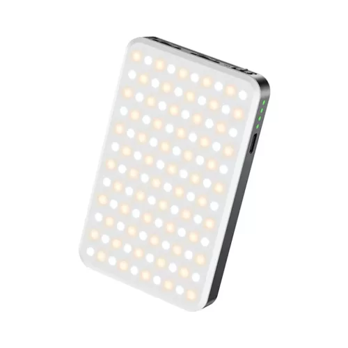 Yesido Selfie Fény (DH12) - USB-C, 3000mAh, 6W, 120 LED, Csiptetős Kialakítás - Fekete