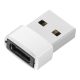 Type C (női) - USB A (férfi) adapter ezüst