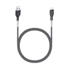 Forcell F-Energy 2,4A 12W Lightning USB kábel Carbon 1 m CB-01A fekete