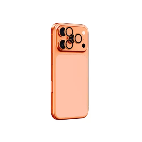 iPhone 17 AR lencse üveg zafír iPhone 17 Pro / Pro Max Titán narancs üvegfólia