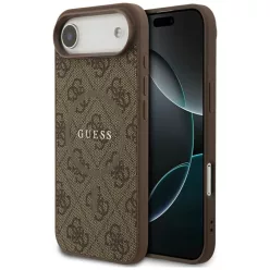 iPhone 17 Air Guess PU Leather 4G Colored Ring MagSafe tok