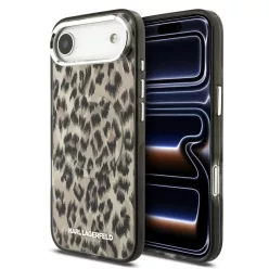 iPhone 17 Air barna Karl Lagerfeld IML Leopard MagSafe tok