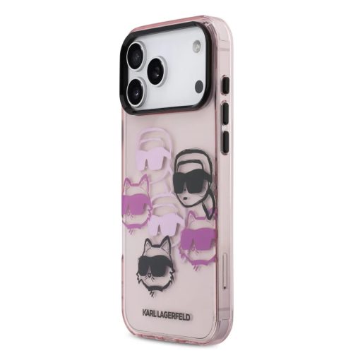 iPhone 17 Pro Max Pink Karl Lagerfeld IML Multi K&CH Heads tok