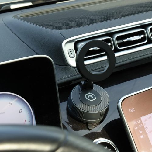 Blavec autós tartó BHV-03 mágneses vákuumos műszerfalra vagy szélvédőre (BHV03-PMB) fekete