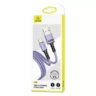 USAMS U52 2A Gyors Töltés Kábel 1m lila SJ436USB04 (US-SJ436)