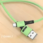 USAMS U52 USB-C 2A Gyors Töltő Kábel 1m zöld SJ436USB02 (US-SJ436)