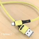 USAMS U52 USB-C 2A Gyors Töltő Kábel 1m sárga SJ436USB03 (US-SJ436)