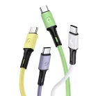 USAMS U52 USB-C 2A Gyors Töltő Kábel 1m sárga SJ436USB03 (US-SJ436)