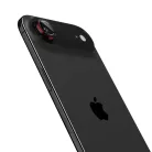 iPhone 17 Air Spigen Optik Pro L-Series üvegfólia fekete/piros