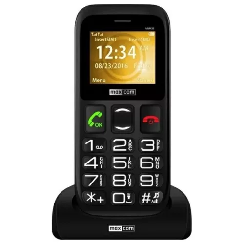 Mobiltelefon GSM MAXCOM MM 426SE FEKETE