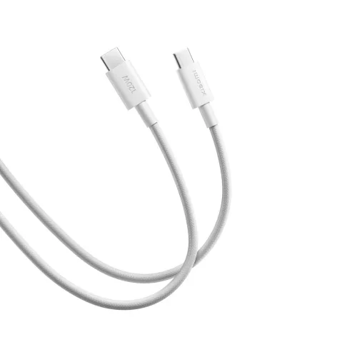 Xiaomi Eredeti USB-C/USB-C Adatkábel 6A 1m Fehér