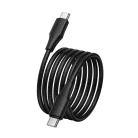 USB-C to USB-C Kábel Hoco X124, 60W, 3A, 1m, Fekete