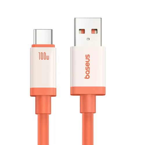 USB-A-ról USB-C-re kábel Baseus Zero Degree Series, 100W, 2m, Piros